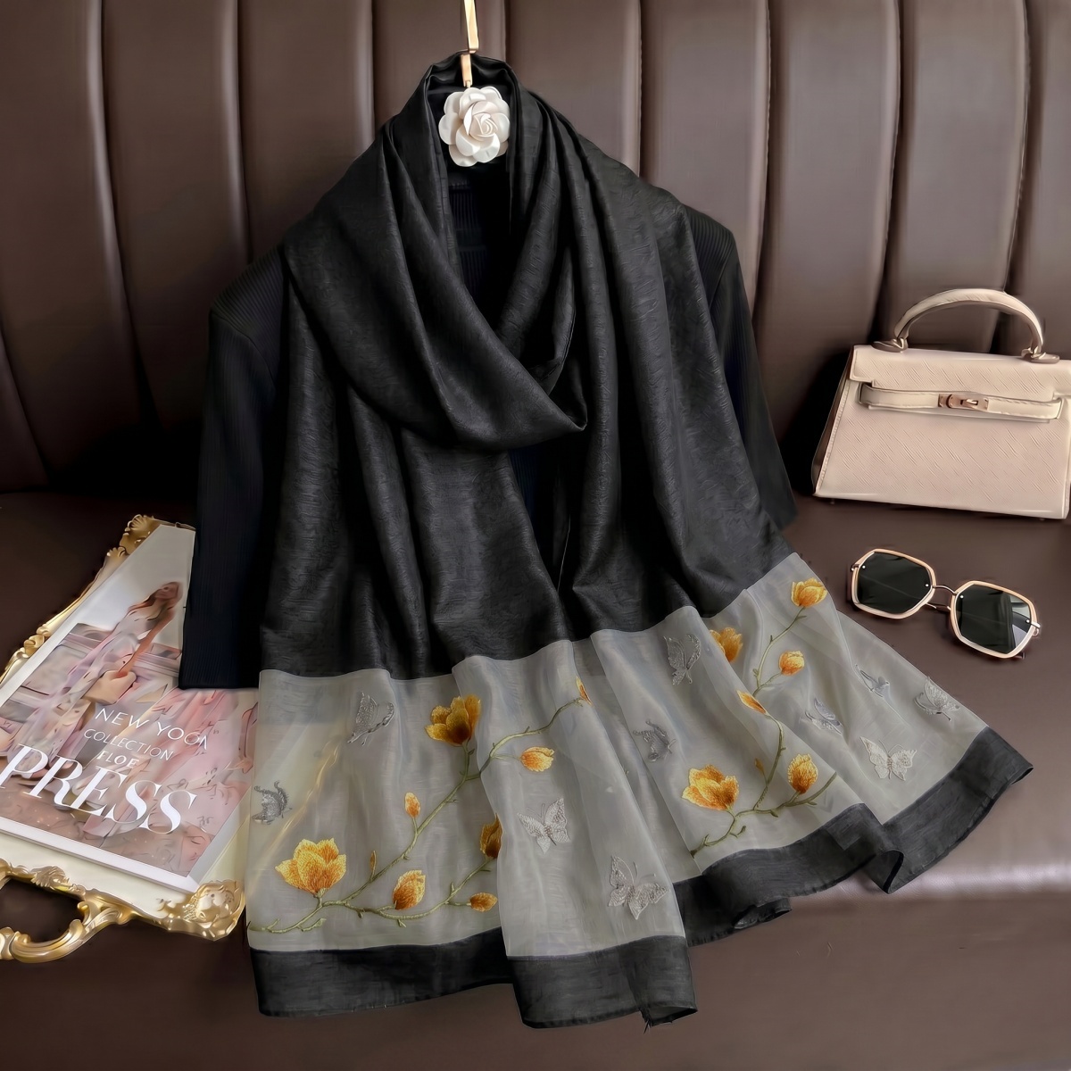 Scarf Print Hijab Bandana Silk - Vintage Fashion Hijab recensione e prezzo