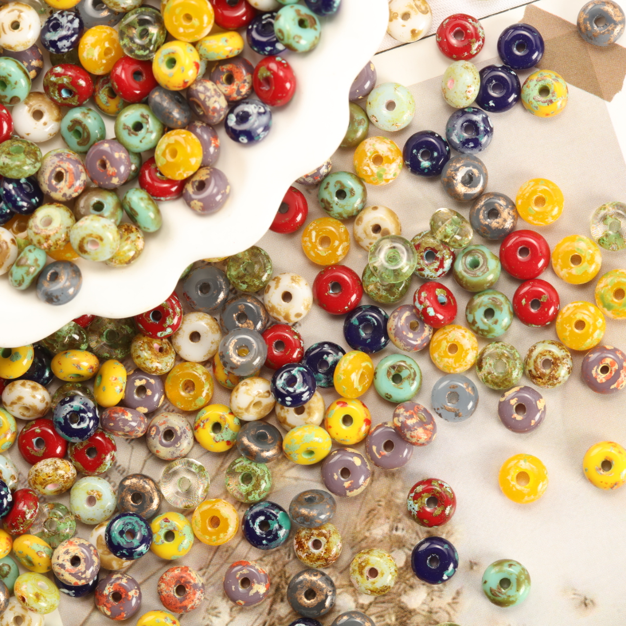 50-400pcs Vintage Chinese Styl - Vintage Fashion Wheel recensione e prezzo